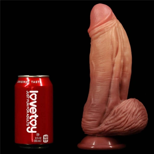 Nature Cock 10" Thick Dual Layer Realistic Silicone Dildo [8]