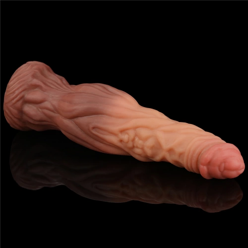 Nature Cock 9.5" Large Dual Layer Realistic Silicone Dildo [5]