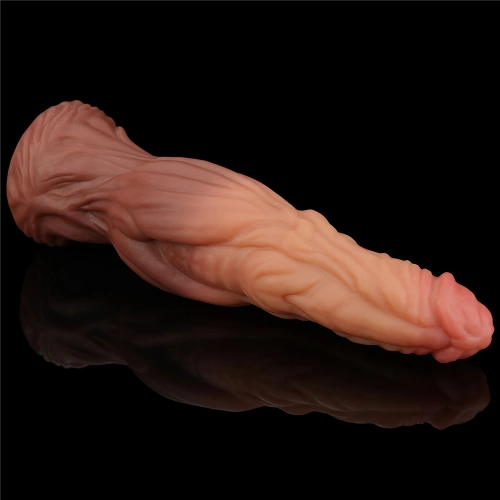 Nature Cock 9.5" Large Dual Layer Realistic Silicone Dildo [6]