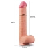 Nature Cock 12" Large Dual Layer Realistic Silicone Dildo [12]