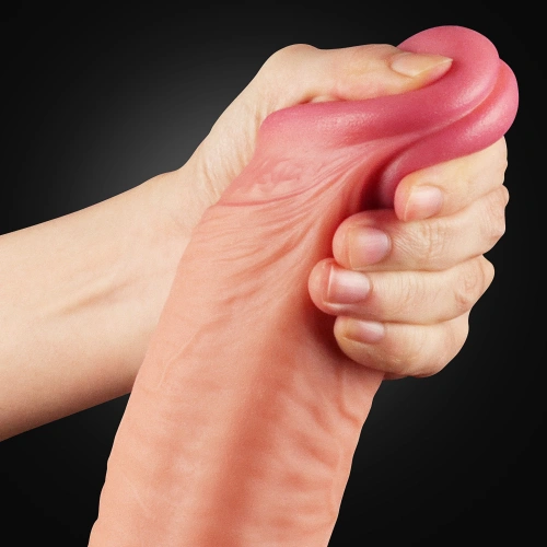 Nature Cock 12" Large Dual Layer Realistic Silicone Dildo [7]