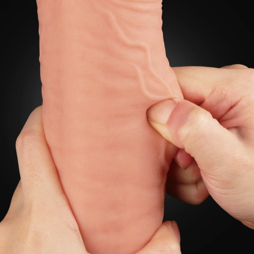 Nature Cock 12" Large Dual Layer Realistic Silicone Dildo [8]
