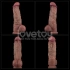 Photos are branded - Nina - Nature Cock XXL 10.5