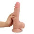 Skinlike Cock 7.5" Flexible Realistic Double Layer Cyber ​​Leather Dildo
