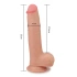Skinlike Cock 8" Flexible Realistic Double Layer Cyber ​​Leather Dildo [3]