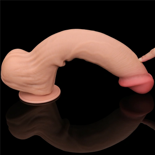 Large Realistic Double Layer Sliding-Skin Dong 14" [12]