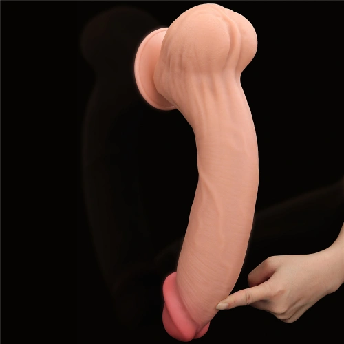 Large Realistic Double Layer Sliding-Skin Dong 14" [13]