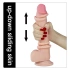 Sliding-skin Dong 9.5" Flexible Realistic Double Layer Cyber ​​Skin Dildo [4]