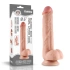 Sliding-skin Dong 9.5" Flexible Realistic Double Layer Cyber ​​Skin Dildo [6]
