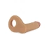 Anal dildo with cock ring The Ultra Soft Double 15.5 cm [1]