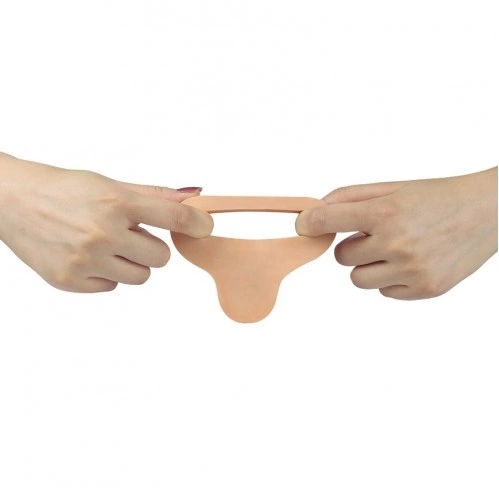 Anal dildo with cock ring The Ultra Soft Double 15.5 cm [2]