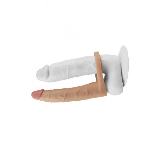 Anal dildo with penis grip The Ultra Soft Double 7'' [3]