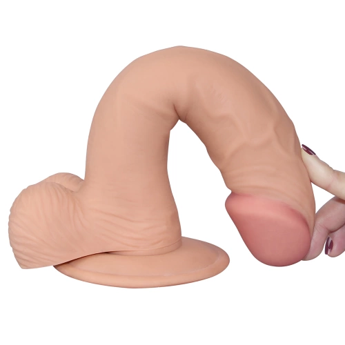 Dude 9" Flexible Realistic Cyber Skin Dildo [4]