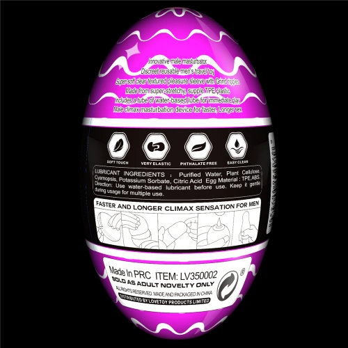Male Masturbator Giant Egg Grind Ripples [15]