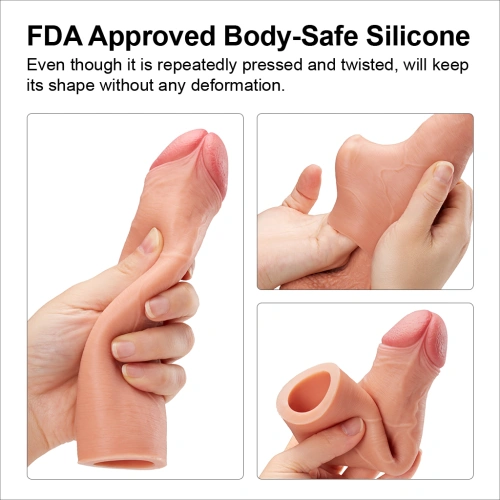 Luxury silicone penis extender and thickener Nature Extender [5]