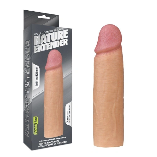 Luxury silicone penis extender and thickener Nature Extender [6]