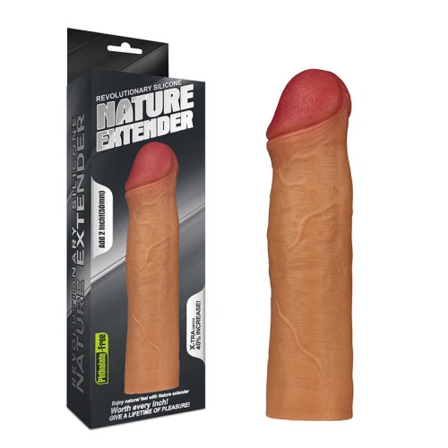 Super realistic silicone penis extender Nature Extender [5]