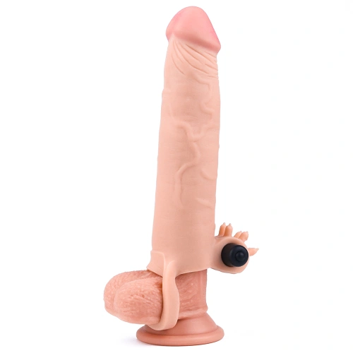 Vibrating penis extender with ring Pleasure X-tender 7 cm. [5]