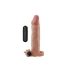 Vibrating Cyber Skin Penis Extender with Pleasure X-tender Ring