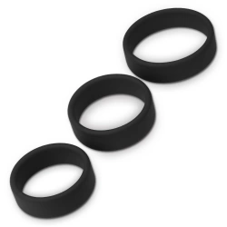 Set of flat silicone penis rings Pro Ring