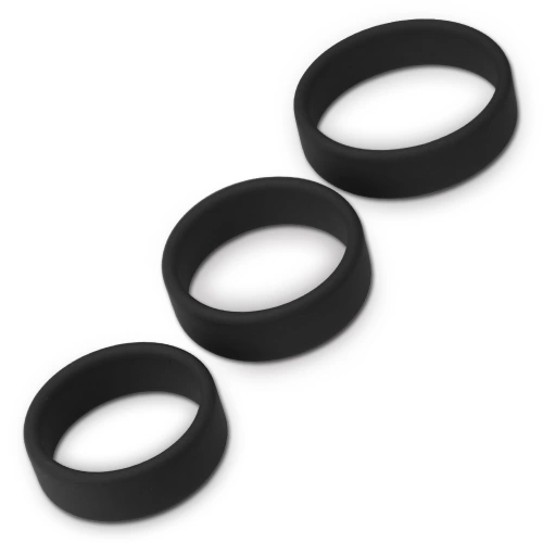 Set of flat silicone penis rings Pro Ring
