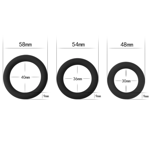 Power Plus silicone penis ring set [3]