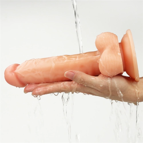 Nina - Ingen 7.5" Adjustable Strap-On Vibrating Realistic Testicle Dildo [16]