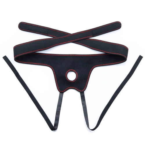 Ingen 8.5" Adjustable Strap-On Vibrating Realistic Testicle Dildo [14]