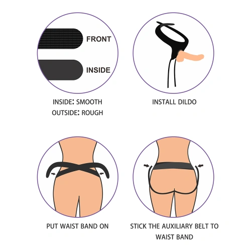 Strapon belt with realistic dildo Lovetoy Ingen [16]