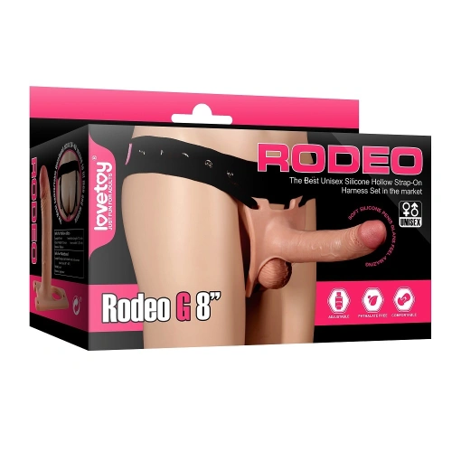 Unisex Strapon Belt Rodeo G 8'' [6]