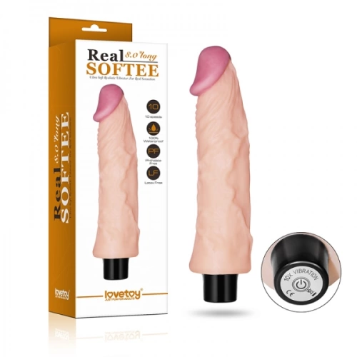 Real Softee Cyber Skin Realistic Vibrator 21.5 cm [4]