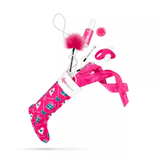 Nina - Set of sex toys in a Christmas stocking Loveboxxx 7 pieces [1]