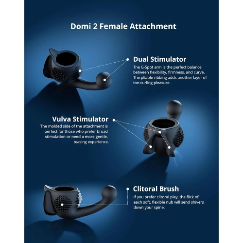 Nina - silicone nozzle for Wand massager Lovense Domi /Domi 2 [4]
