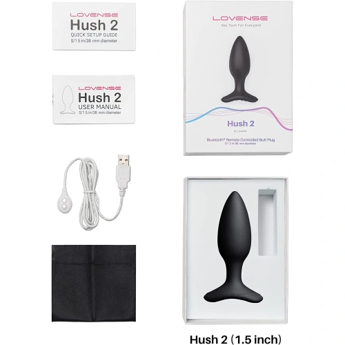 Luxury Vibrating Anal Stimulator with App Lovense Hush 2 S [8]