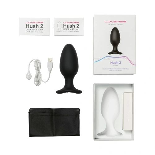 Luxury Vibrating Anal Stimulator with App Lovense Hush 2 M [13]