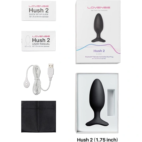 Luxury Vibrating Anal Stimulator with App Lovense Hush 2 M [20]