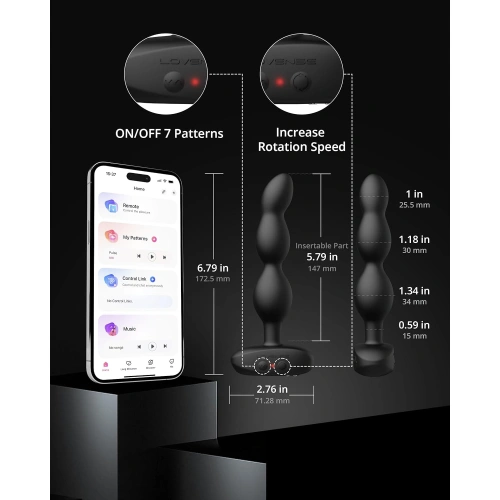 Lovense Ridge - anal toy with rotating movements, vibration and App [11]