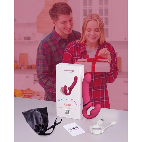 Nina - Luxury strapless vibrator with 3 motors and App Lovense Lapis [6]