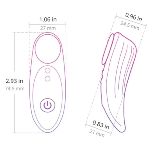 ​Clitoral stimulator with underwear attachment Lovense Ferri with App [14]
