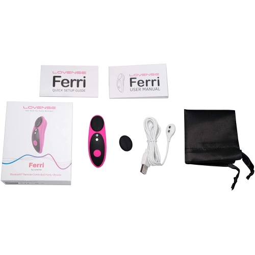 ​Clitoral stimulator with underwear attachment Lovense Ferri with App [18]