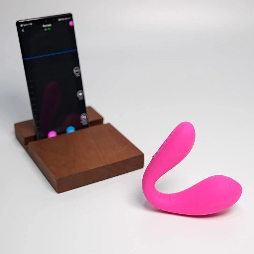 Lovense Dolce Silicone Rechargeable Bluetooth Couples Vibrator [4]