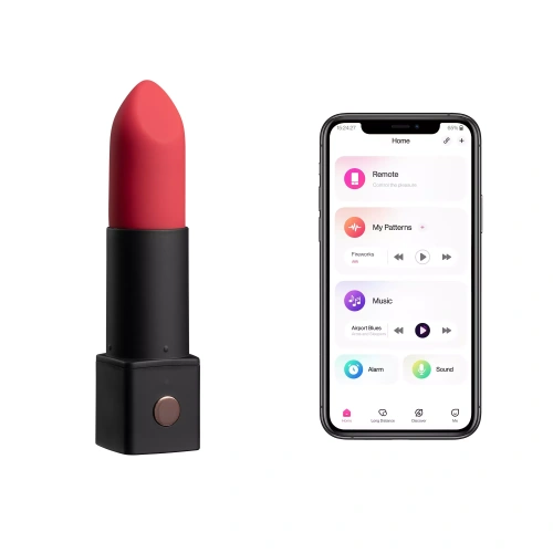 Luxury mini vibrator lipstick with bluetooth control and App Lovense Exomoon [1]