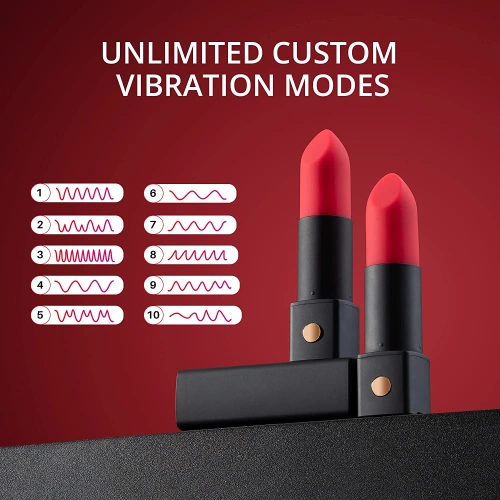 Luxury mini vibrator lipstick with bluetooth control and App Lovense Exomoon [4]