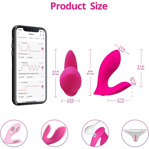 Lovense Flexer luxury wearable stimulator with App pink [8]