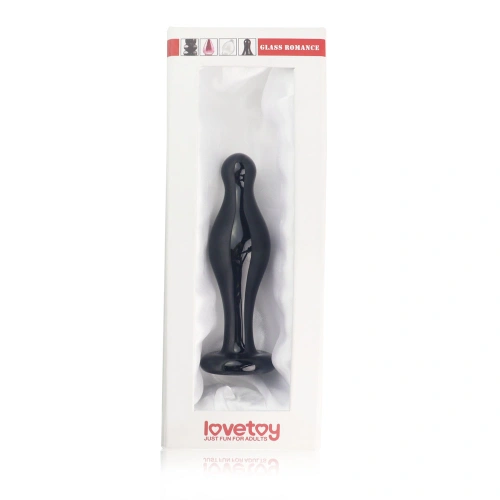 Dilyana- Glass romance glass anal expander black [1]