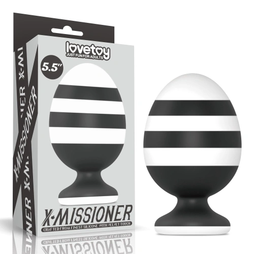 Silicone butt plug X-Missioner 5.5" [19]
