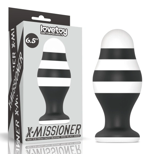 X-Missioner Silicone Butt Plug 6.5" [15]