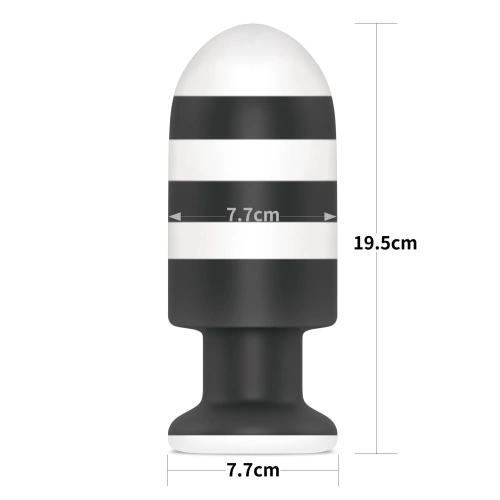 Large X-Missioner Silicone Butt Plug 7.5  [14]