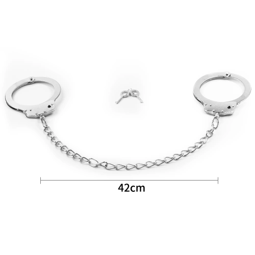 Nina - Fetish Pleasure Metal Ankle Cuffs [3]