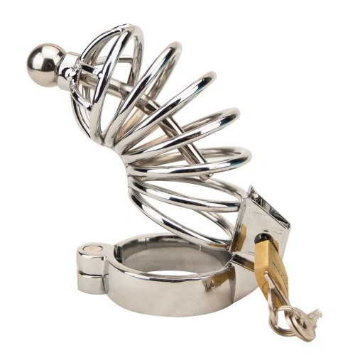 Metal Penis Cage Impound Corkscrew [2]